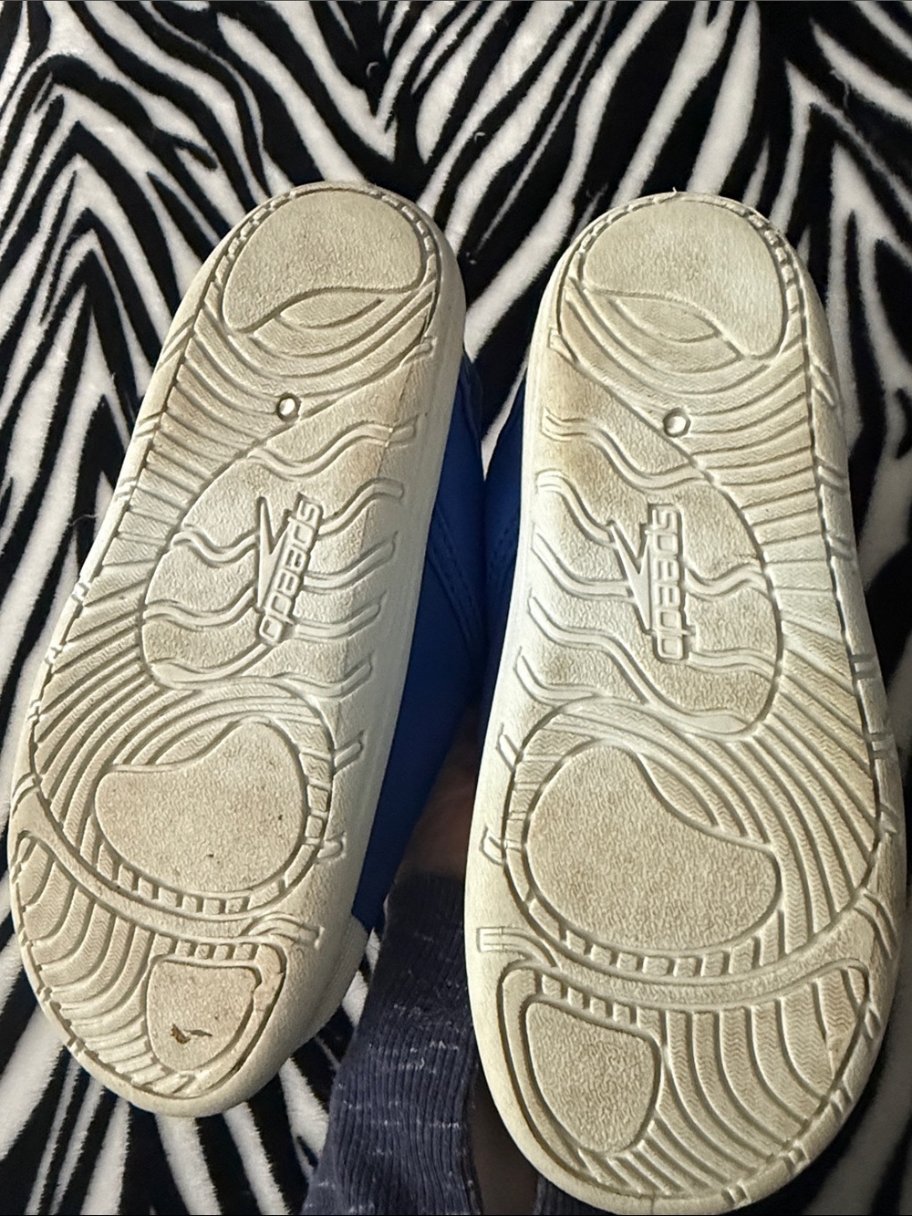 Speedo Kids Blue Shark Graphic Water Shoes - Picture 2 of 6